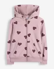 Sweatjacke - Oversized Fit - Rosa