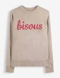 Pullover - Jacquard - Pink