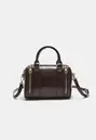 Kunstledertasche mit Reißverschlüssen