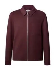 Flanell-Overshirt aus einem Woll-Mix mit Taschen