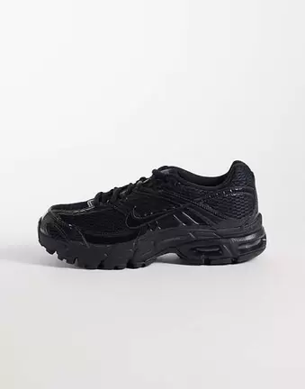 Nike Air Max Moto 2K Sneaker in Schwarz und Metallic-Silber
