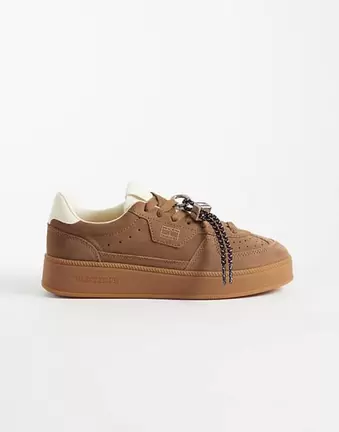 Tommy Jeans – Greenwich Max – Sneaker aus echtem Wildleder in Hellbraun
