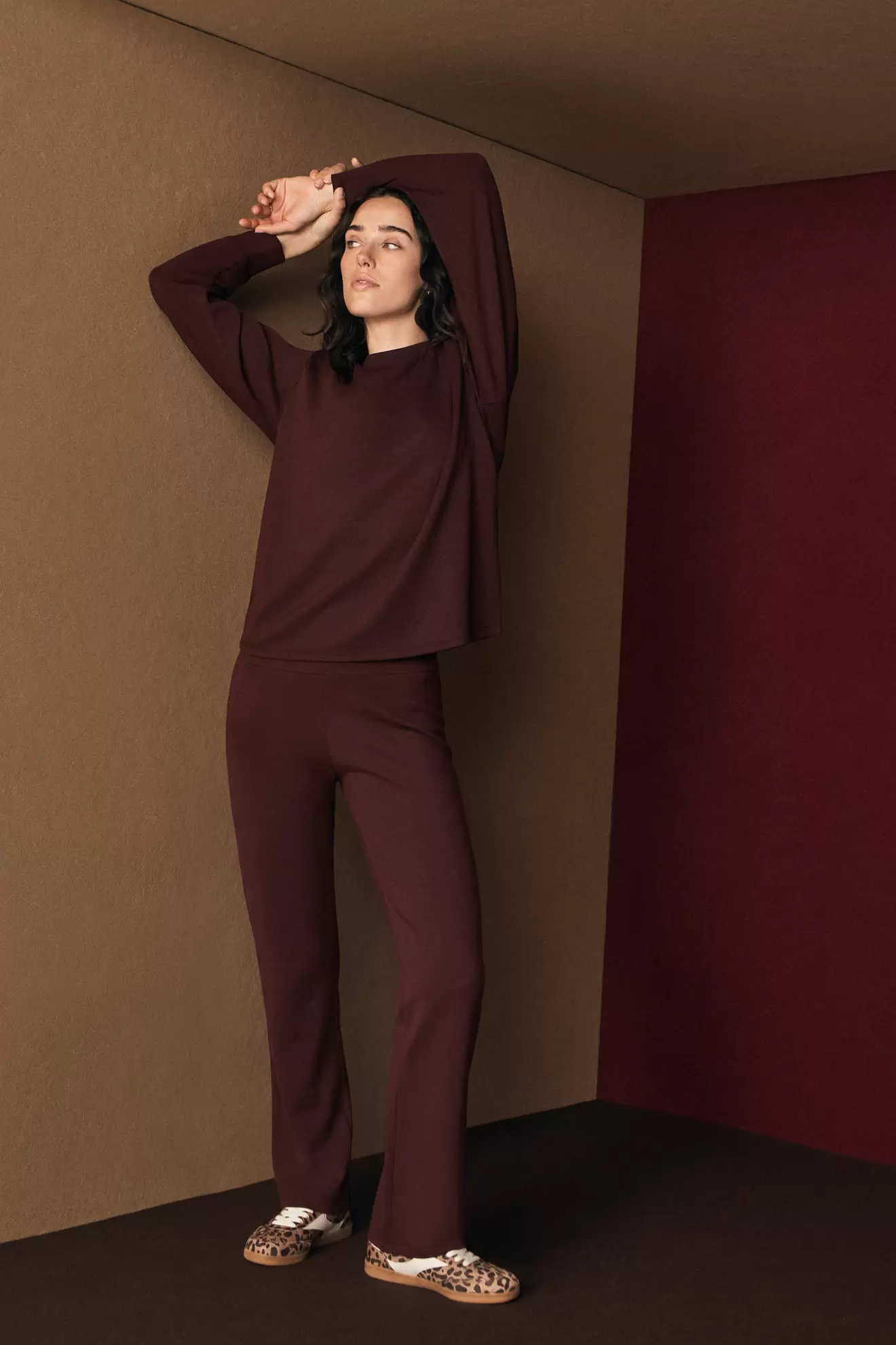 Lange gerade Hose Soft Touch