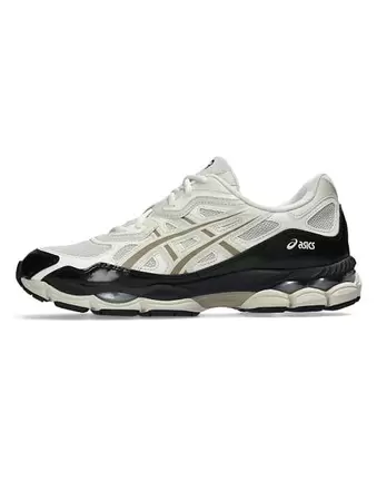 Asics Gel-NYC Sneaker in Rauchgrau und Schwarz