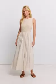 Vestido sin mangas crochet
