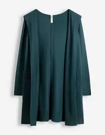 Cardigan - einfarbig - Grün