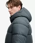 Premium Kapuzenjacke mit Karomuster