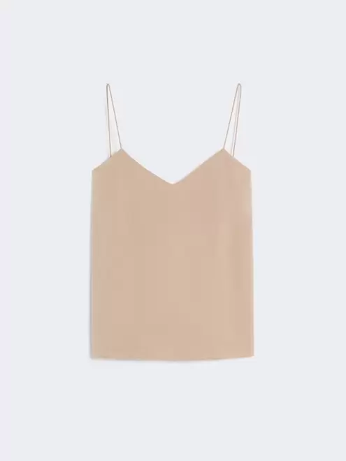 Top aus Seidencanvas