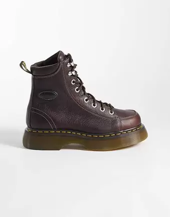 Dr Martens Buzz 8-Loch-Stiefel in Dunkelbraun
