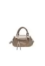Bowlingtasche mit geflochtenen Henkeln