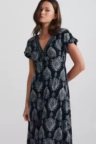 Vestido estampado bolitas