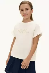 Kurzarmshirt - Glanz-Effekt
