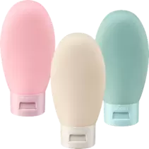 Reiseflasche oval sortiert (60 ml), 1 St
