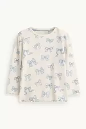 Schleife - Baby-Langarmshirt