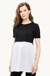 Umstands-T-Shirt - 2-in-1-Look