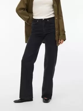 VMTESSA-STRETCH Hohe Taille Weiter Beinschnitt Jeans