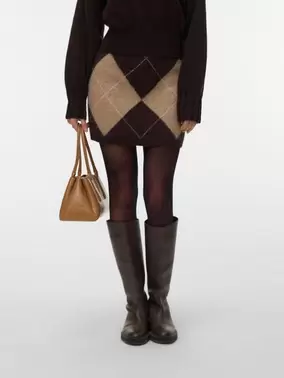 VMDARLA Mittlere Taille Kurzer Rock