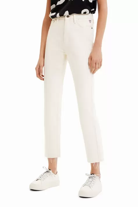 Jeans Straight Cropped