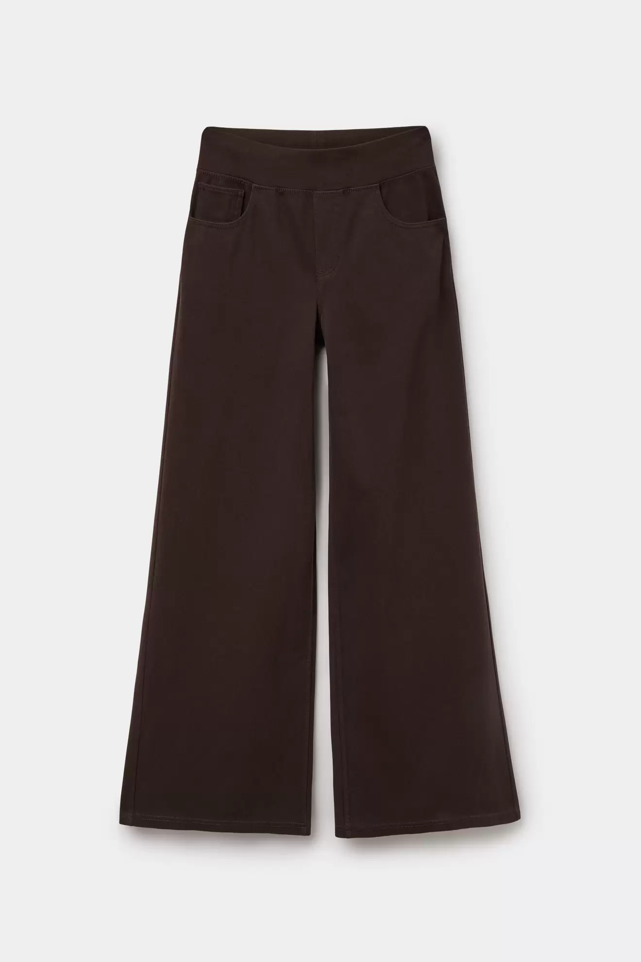 Palazzohose aus Extra-Stretch-Denim
