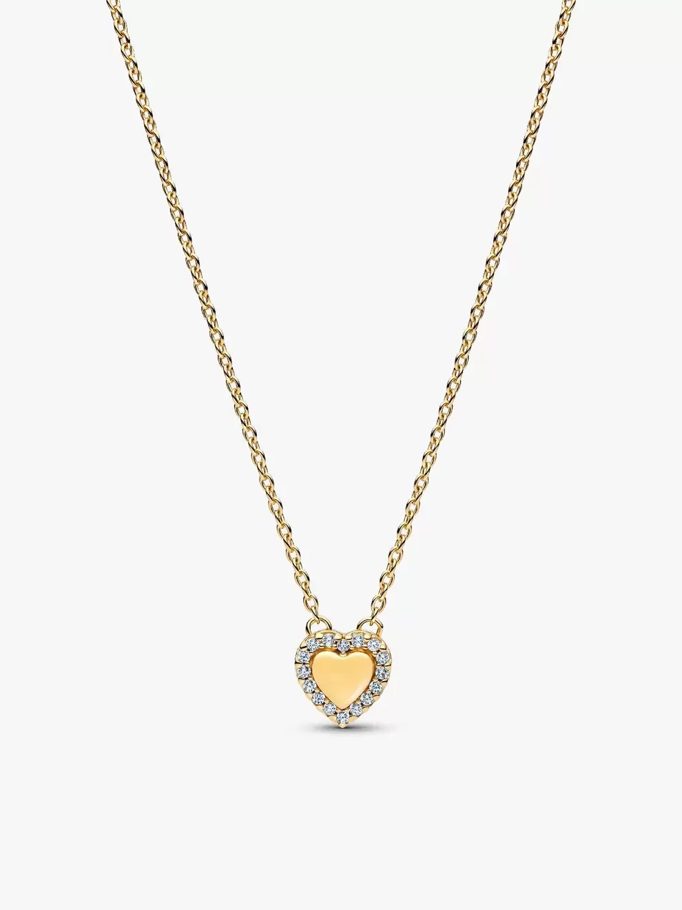 Gravierbares Herz Strahlenkranz Collier-Halskette