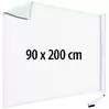 infactory Selbstklebende Whiteboard-Folie mit Marker und Wischer, 90 x 200 cm