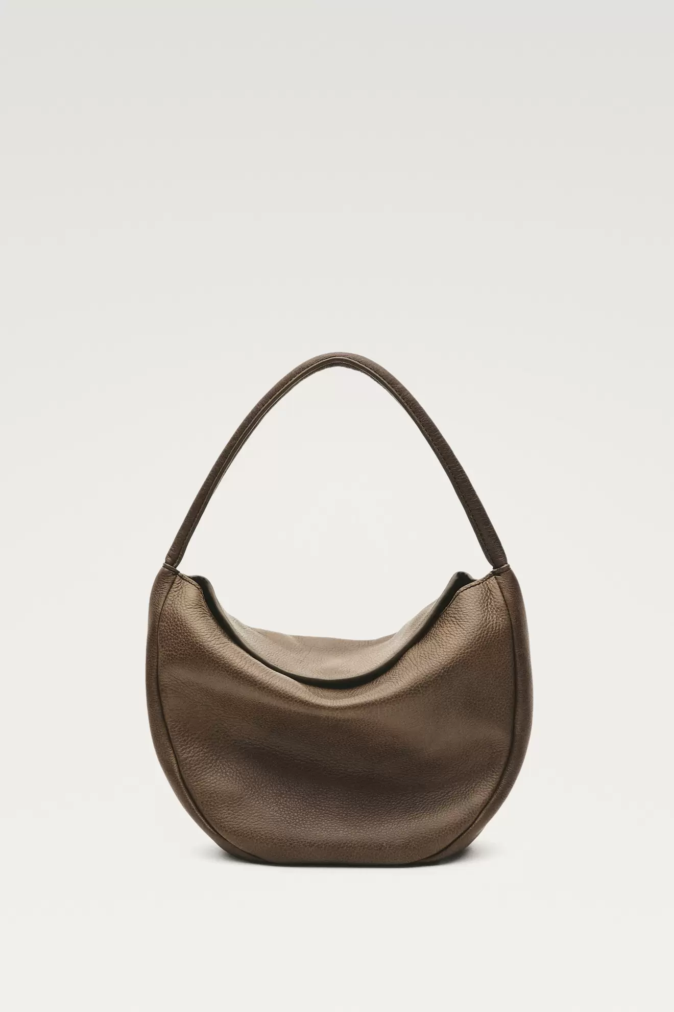 Mini-Slouch-Tasche aus Nappaleder