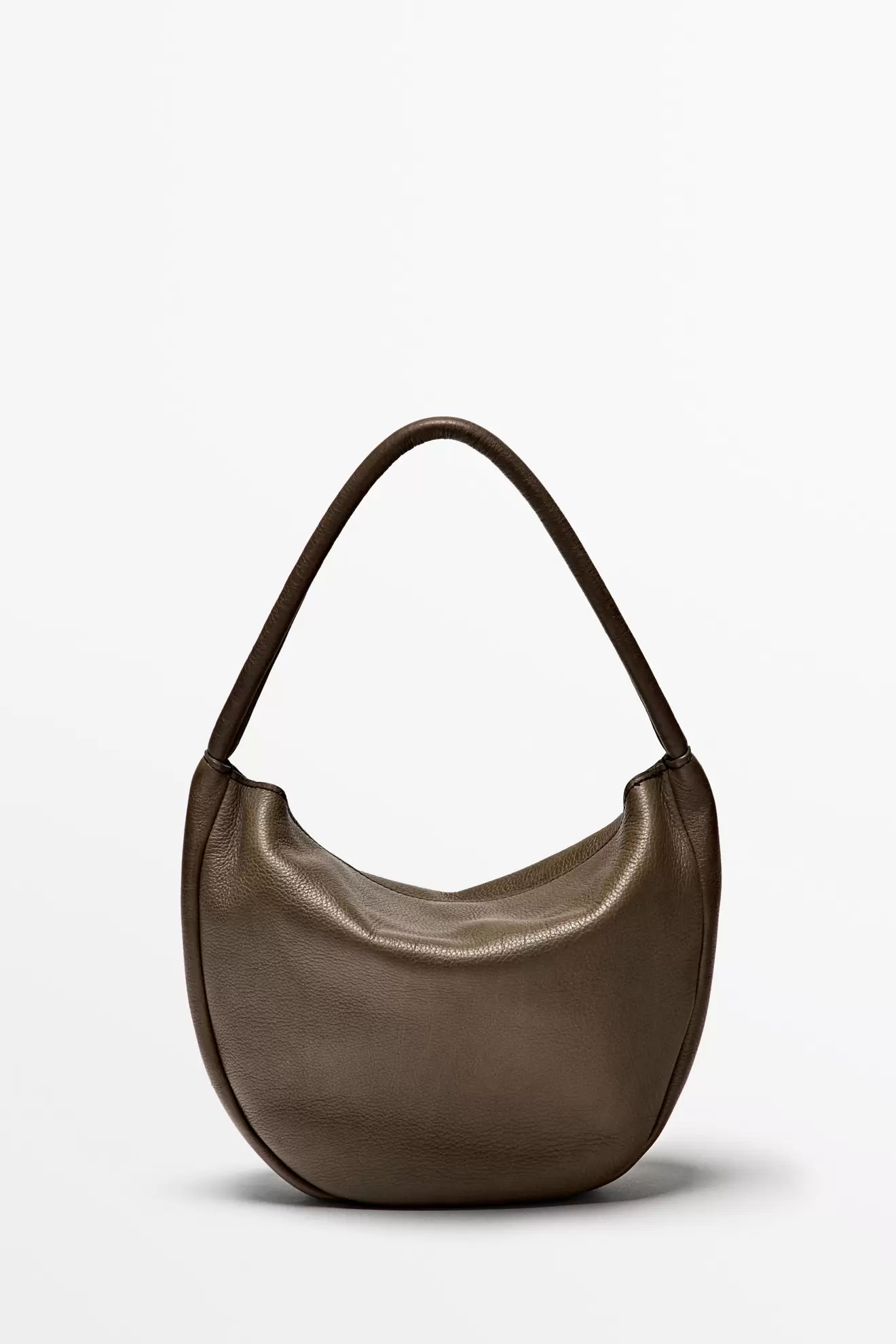 Mini-Slouch-Tasche aus Nappaleder