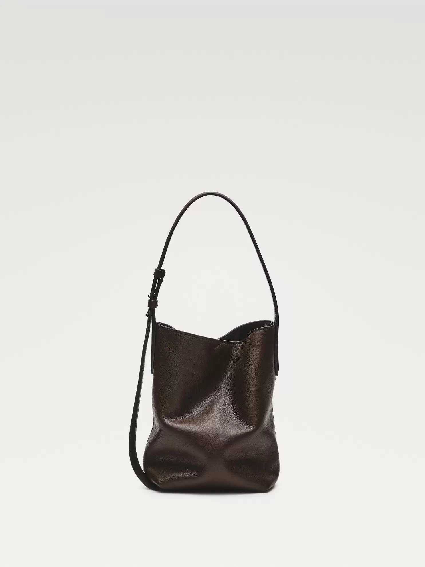 Mini-Beuteltasche aus Nappaleder