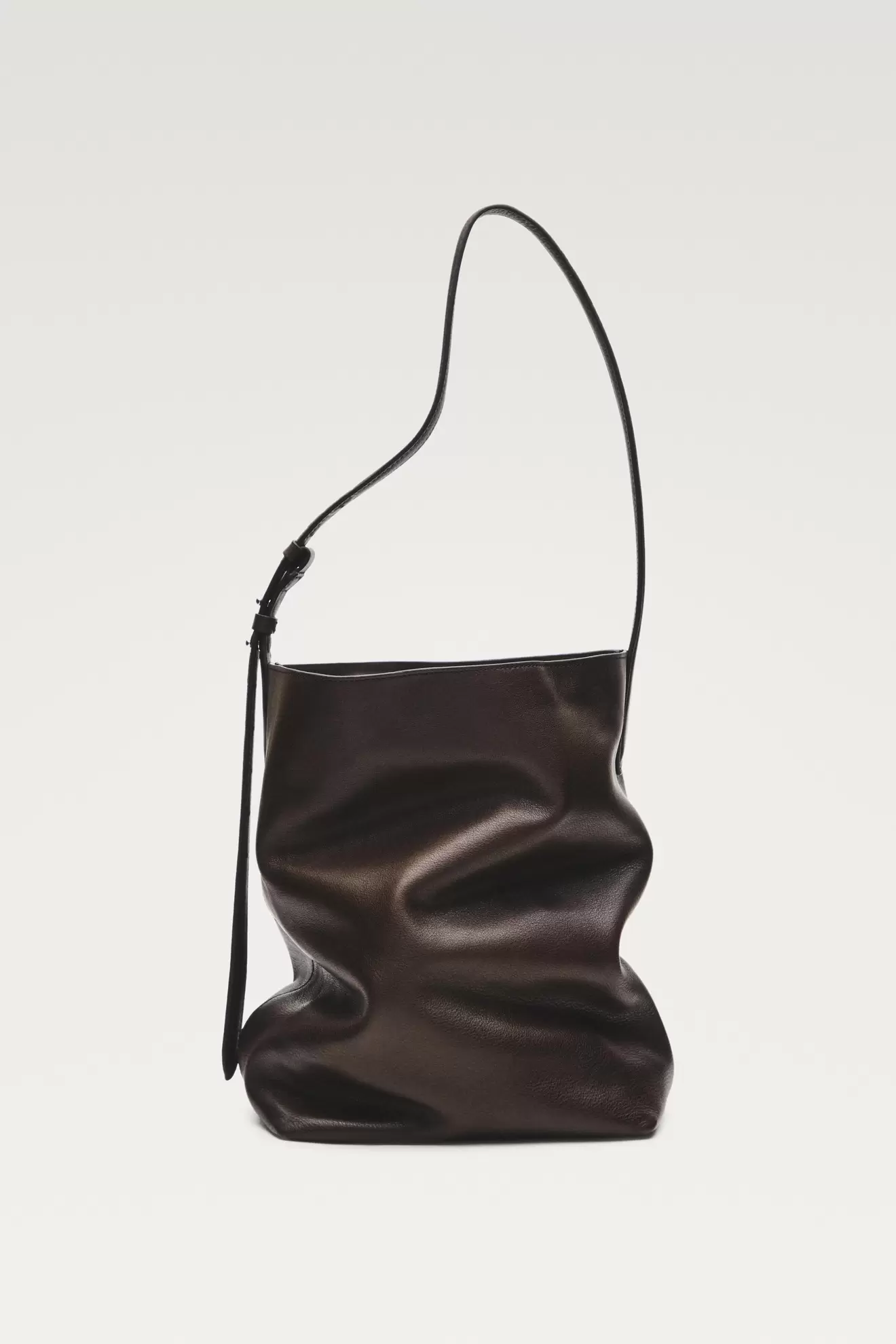 Beuteltasche aus Nappaleder