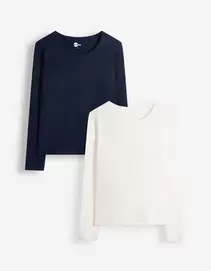 Langarmshirt - 2er-Pack