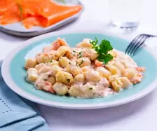 Gnocchi mit Lachs