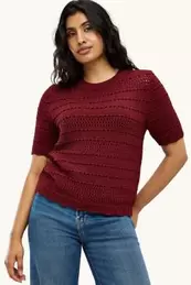 Strickpullover - kurzarm