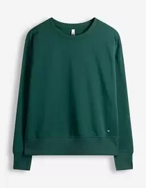 Sweatshirt - Oversized Fit - Dunkelgrün