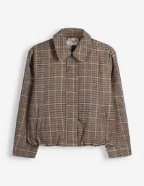 Blouson - Woll-Optik - Beige