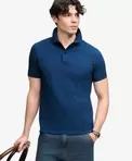 City Pique Poloshirt lockere Passform