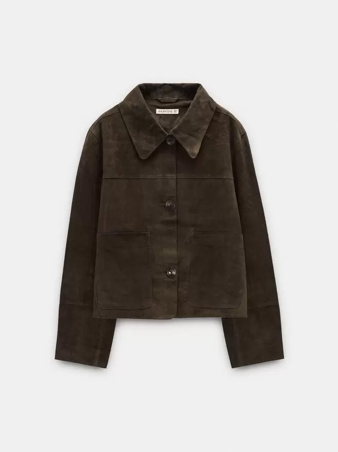 Lederjacke mit Taschen