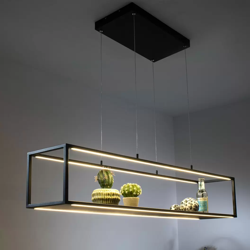Paul Neuhaus LED-Hängelampe Conni, schwarz, 105 cm