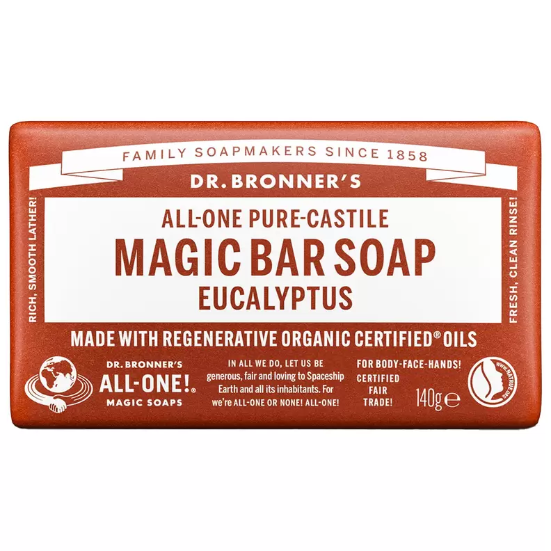 DR. BRONNER'S MAGIC BAR SOAP Eucalyptus Feste Seife