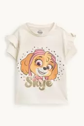 PAW Patrol - Skye - Kurzarmshirt - Glanz-Effekt