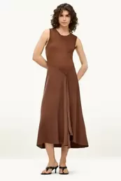 Fit & Flare Kleid - Viskose-Mix