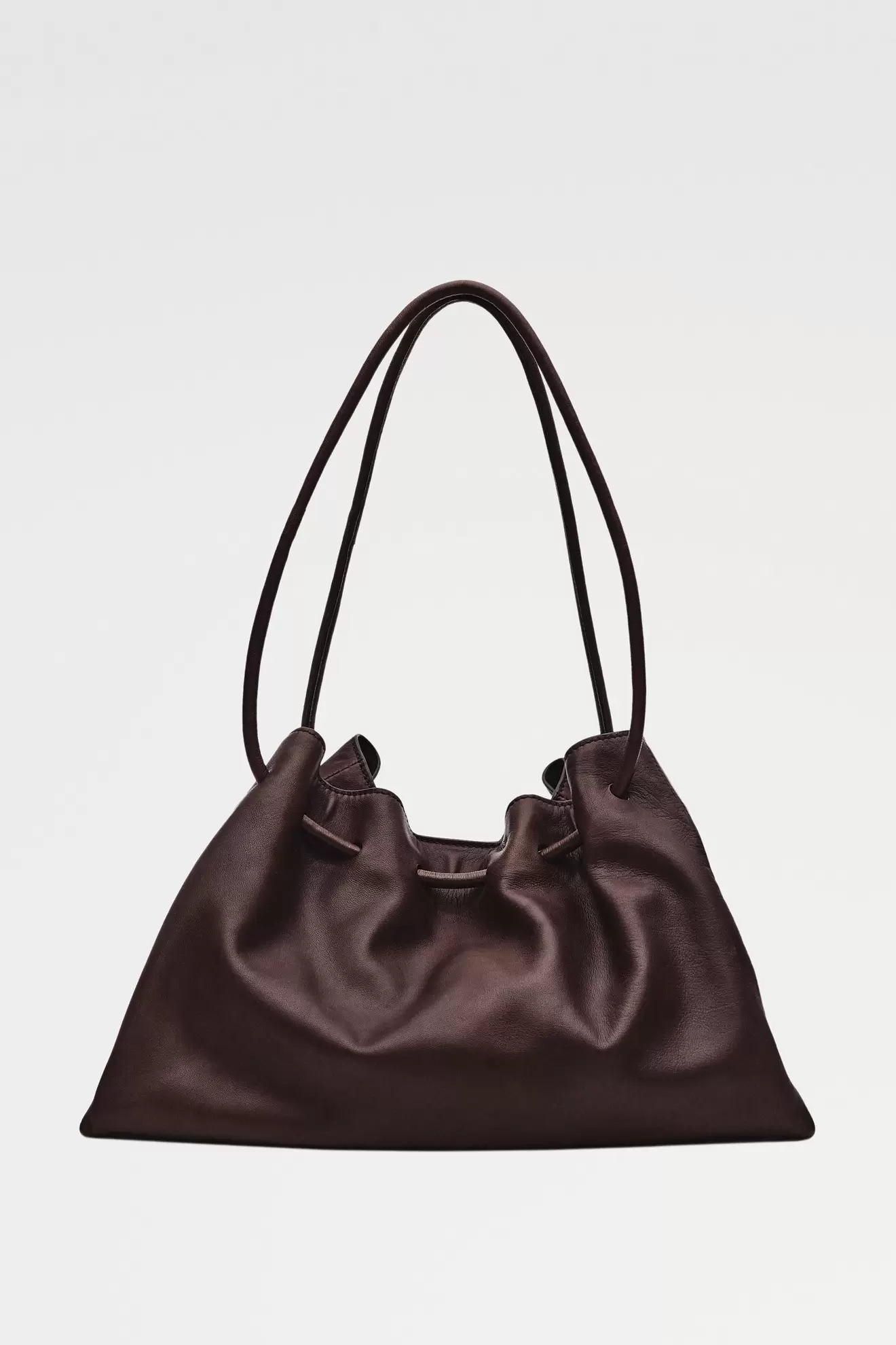 Tasche mit Volant aus Nappaleder