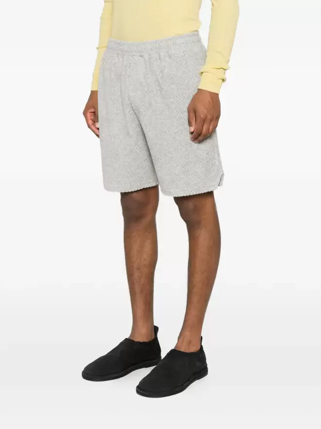 Shorts with geometric pattern