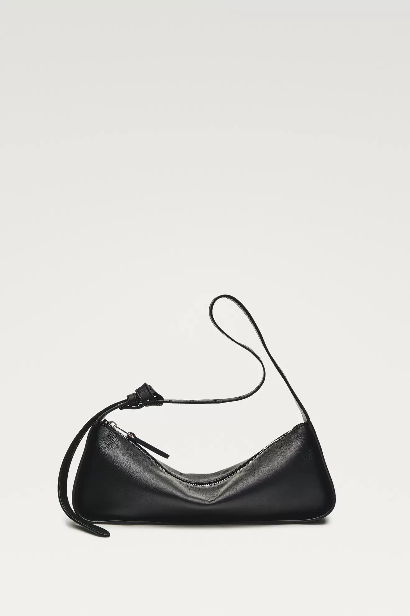 Mini-Schultertasche aus Leder