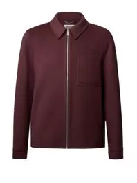 Overshirt Jerson aus einem Woll-Mix mit Zip