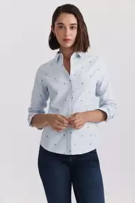 Blusa básica oxford