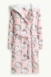 Hello Kitty - Frottee-Bademantel mit Kapuze