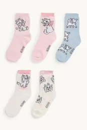 Multipack 5er - Aristocats - Socken mit Motiv