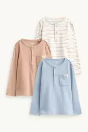 Multipack 3er - Baby-Langarmshirt