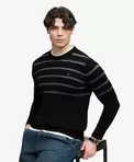 Gestreifter Pullover mit schmaler Passform