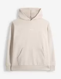 Hoodie - Oversized Fit - Hellgrau